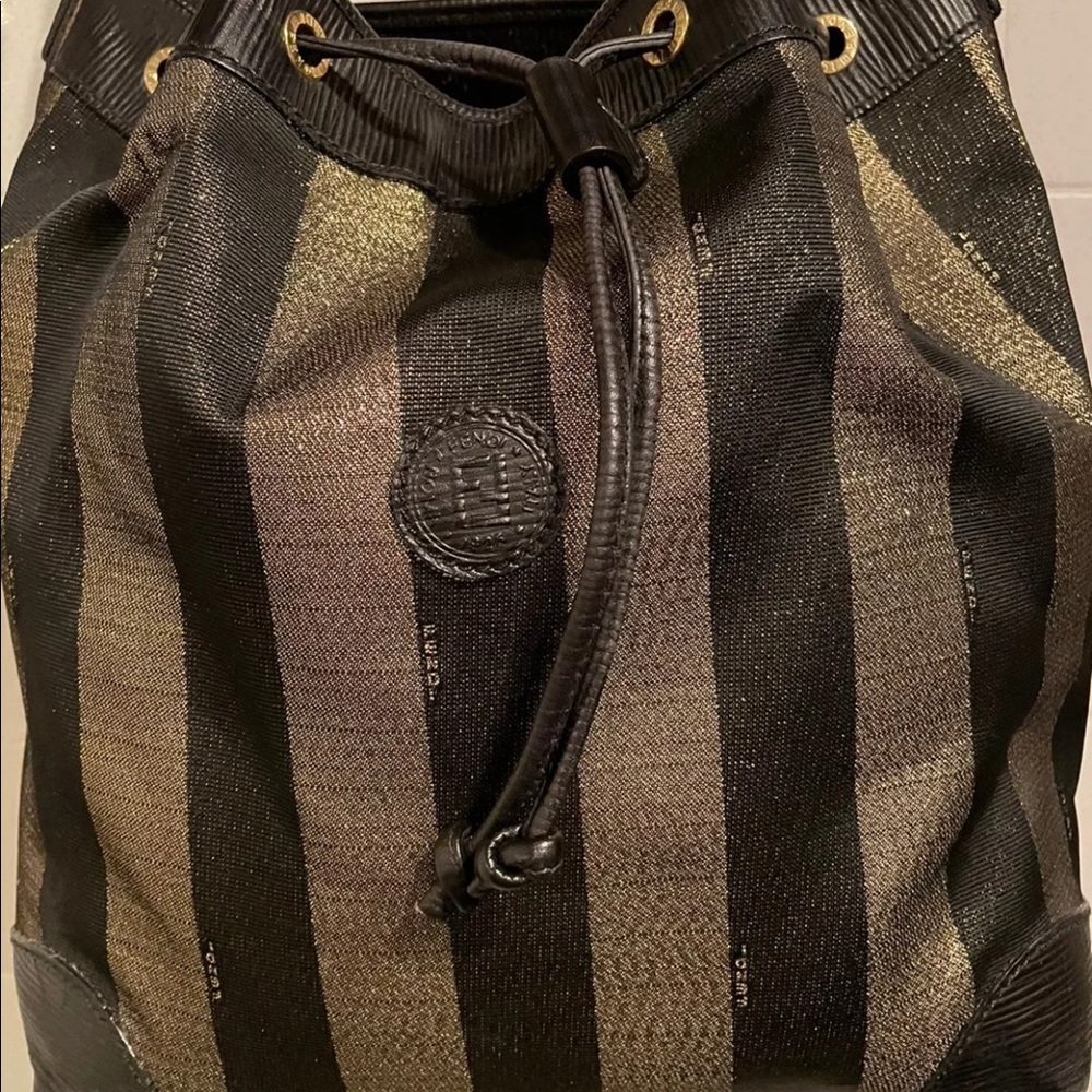 Fendi bucket bag.